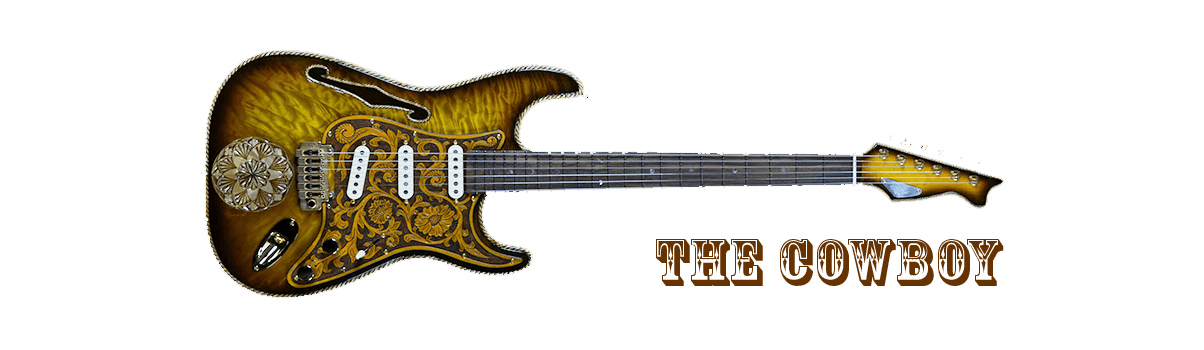 The cowboy guitar rh custom & george amicay collaboration